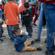 Immigrants wait to speak with U.S. Border Patrol agents before being transferred to the McAllen Border Patrol facility on July 02, 2019 in Los Ebanos, Texas.